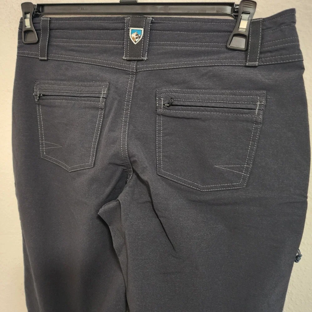 Kuhl Womens Pants‎ Black Zip Pockets Hiking Outdoor Size 8